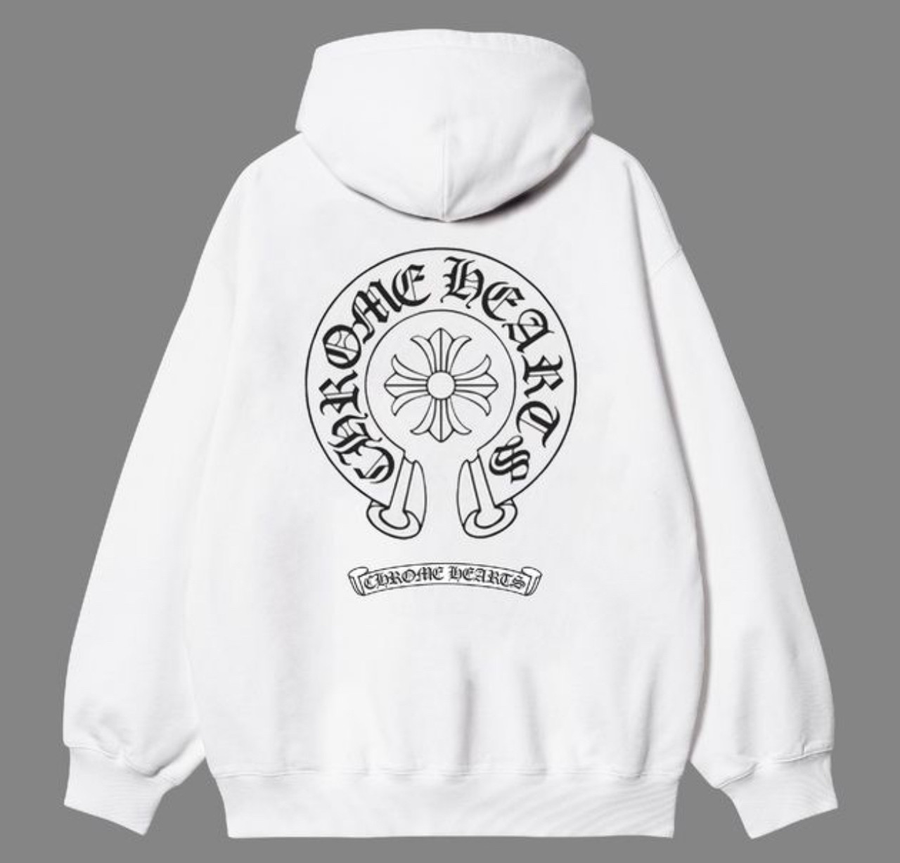 Худи NOXX Chrome Hearts Белый Худи NOXX Chrome Hearts Белый