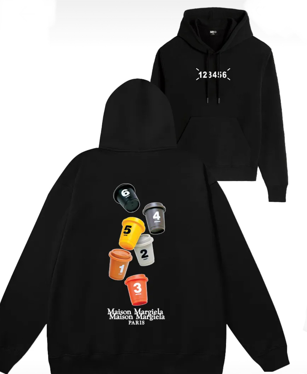 Худи NOXX Maison Margiela Paris Черный Худи NOXX Maison Margiela Paris Черный
