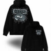 Худи NOXX Streetwear Glo Gang Гло Генг Черный