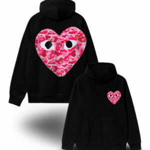 Худи NOXX Comme des Garcons Play Черный