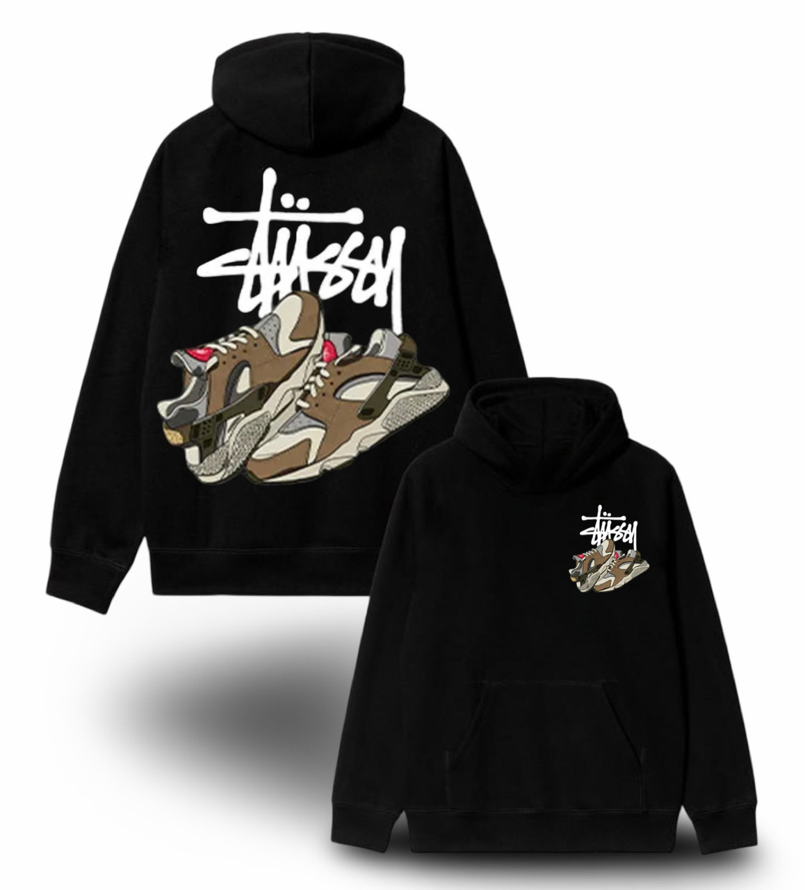 Худи NOXX Stussy кросівки Черный Худи NOXX Stussy кросівки Черный