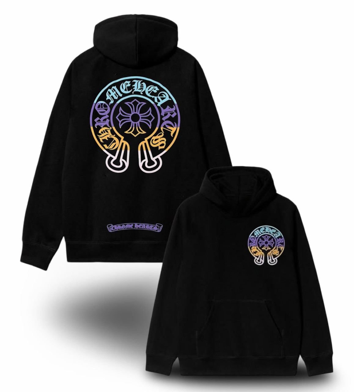 Худи NOXX Chrome Hearts Хром Хартс Черный