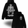 Худи NOXX Chrome Hearts Хром Хартс Черный