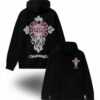Худи NOXX Chrome Hearts Хром Хартс Черный