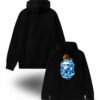 Худи NOXX BAPE A Bathing APE Baby Milo Camo Бейп Черный