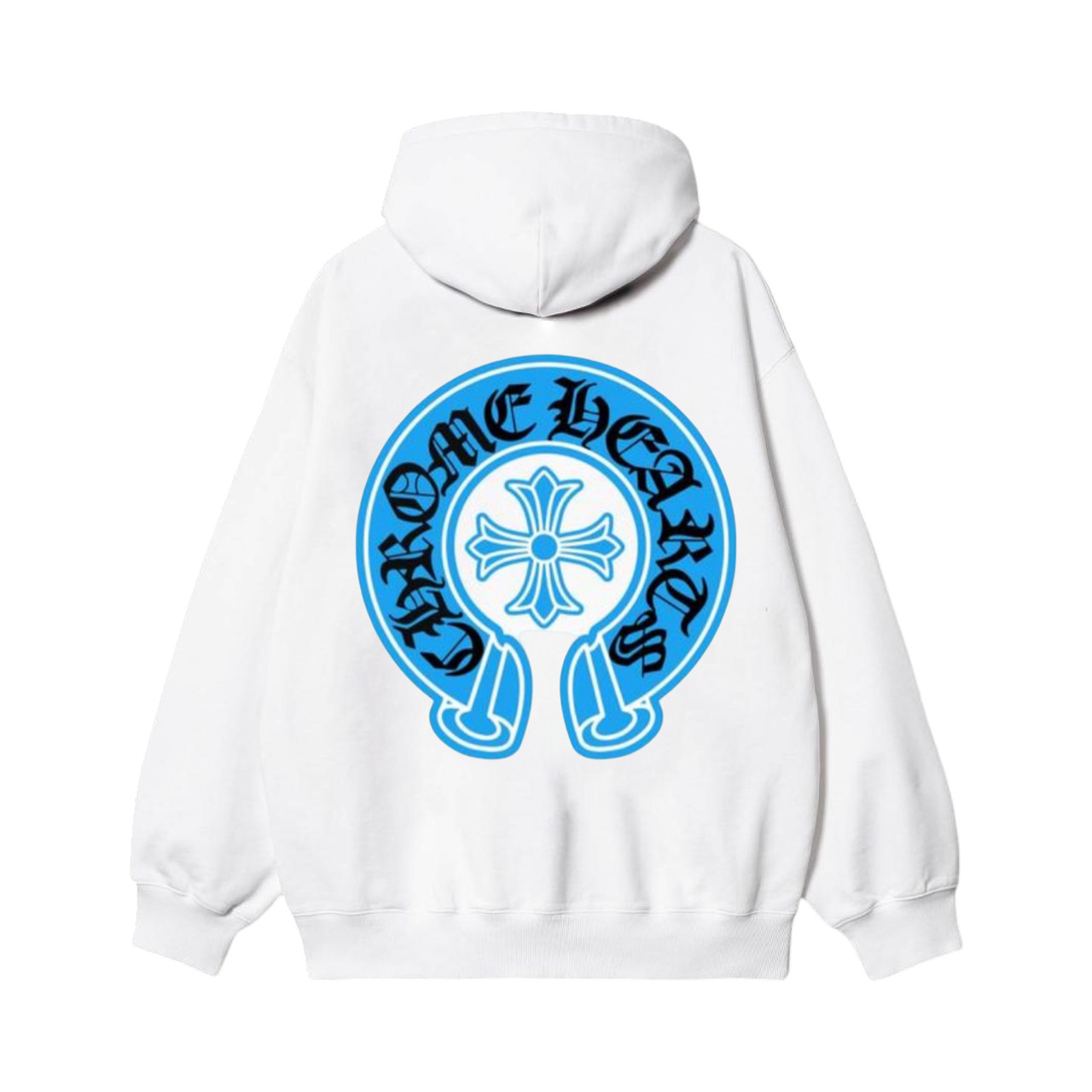 Худи NOXX Chrome Hearts Хром Хартс Белый Худи NOXX Chrome Hearts Хром Хартс Белый