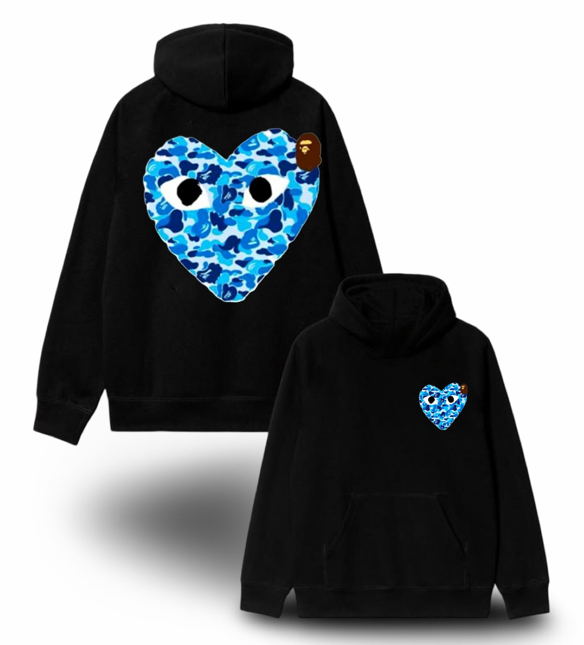 Худи NOXX Comme des Garcons Play Черный Худи NOXX Comme des Garcons Play Черный