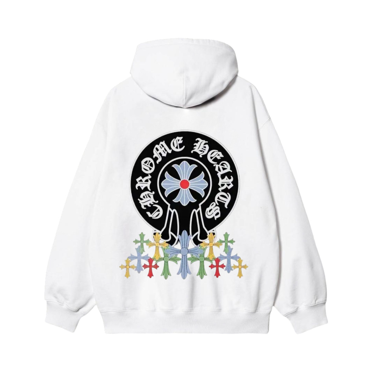 Худи NOXX Chrome Hearts Хром Хартс Белый Худи NOXX Chrome Hearts Хром Хартс Белый