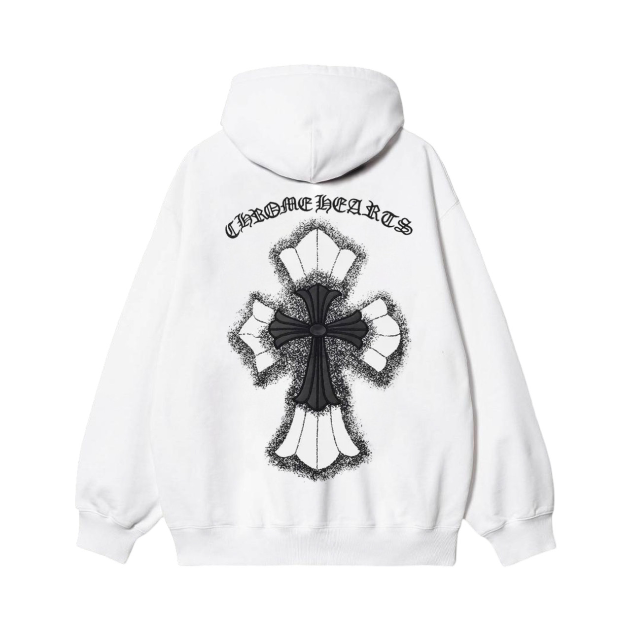 Худи NOXX Chrome Hearts Хром Хартс Белый Худи NOXX Chrome Hearts Хром Хартс Белый