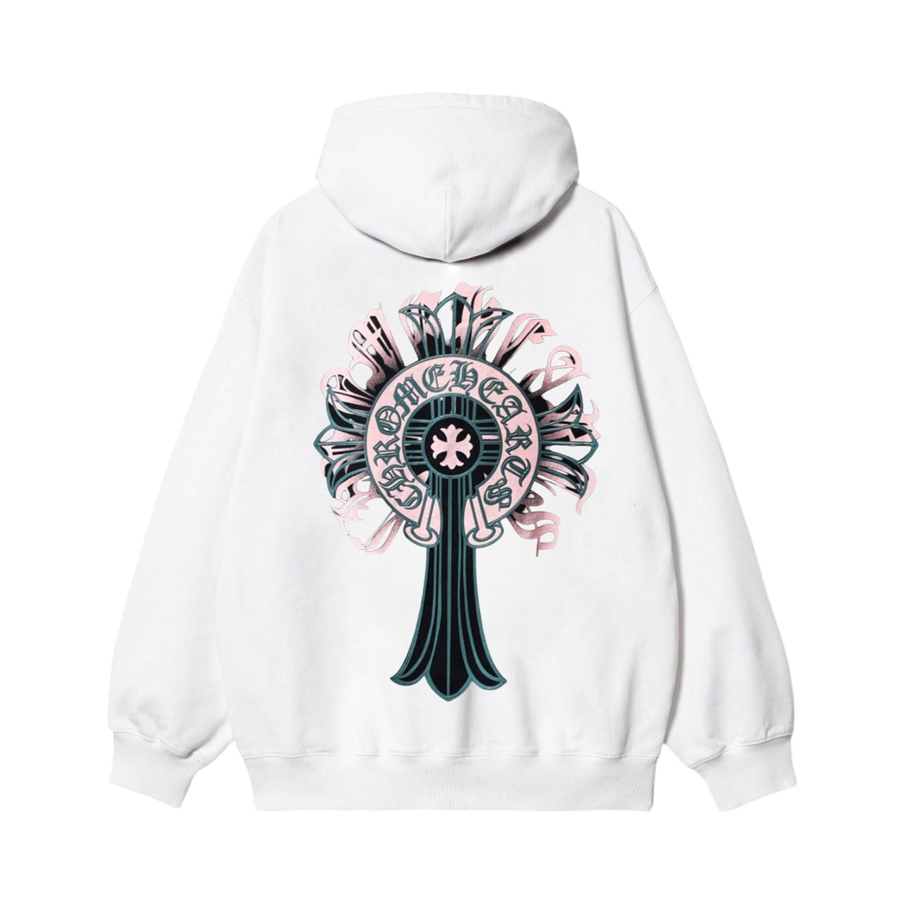 Худи NOXX Chrome Hearts Хром Хартс Белый Худи NOXX Chrome Hearts Хром Хартс Белый