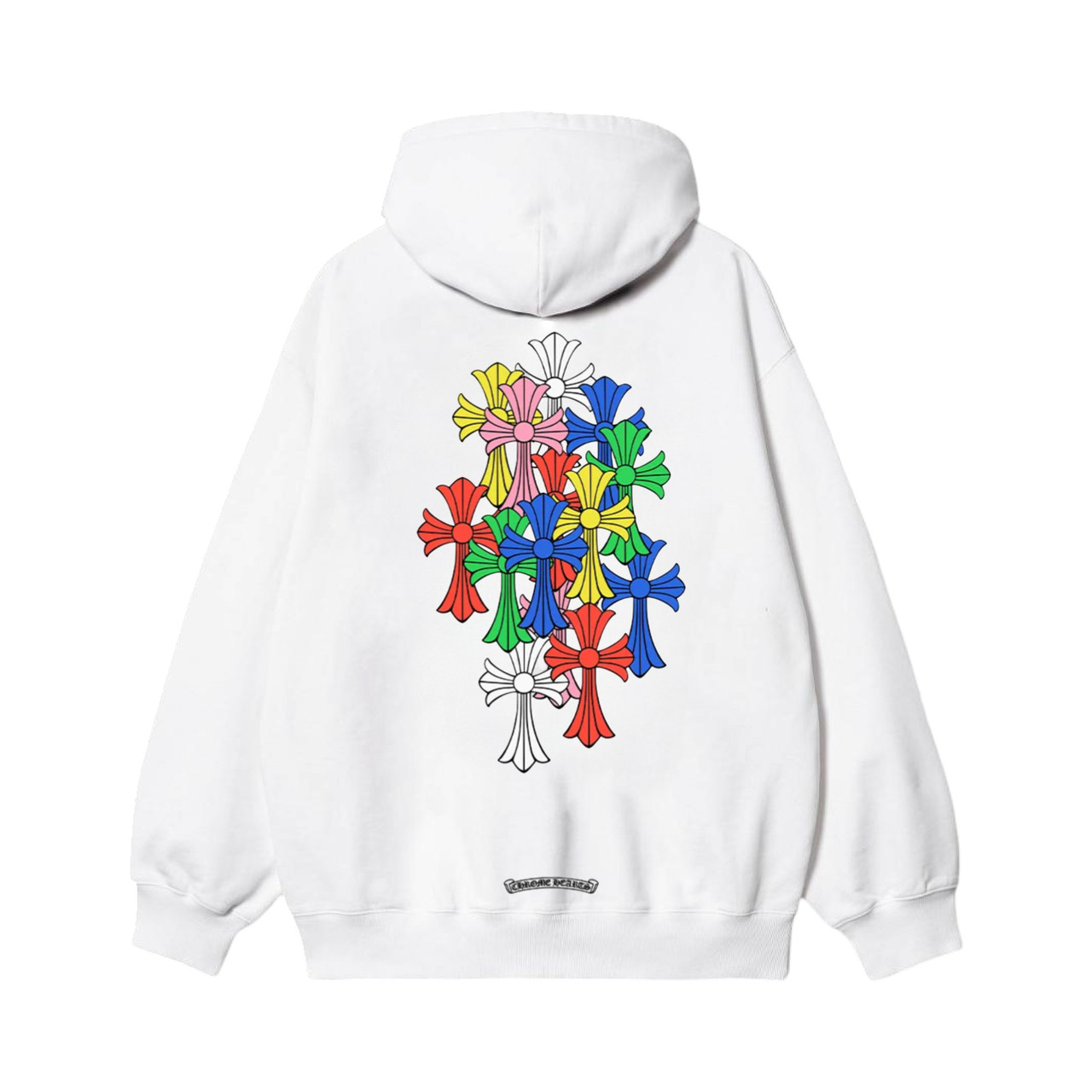 Худи NOXX Chrome Hearts Хром Хартс Белый Худи NOXX Chrome Hearts Хром Хартс Белый