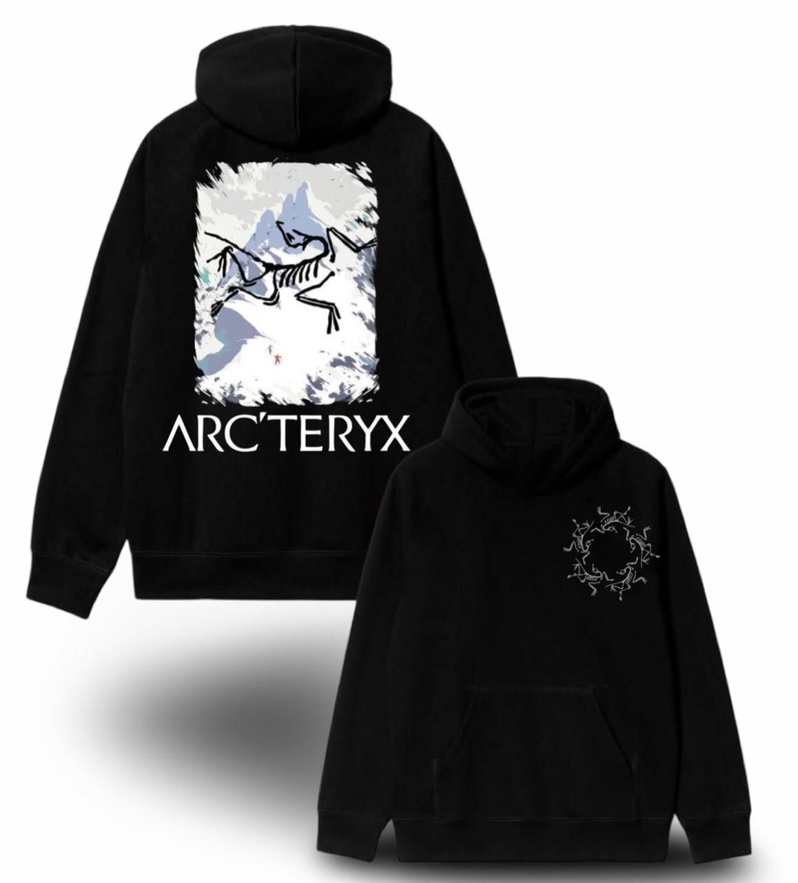 Худи NOXX Arcteryx Arc'teryx артерикс Черный