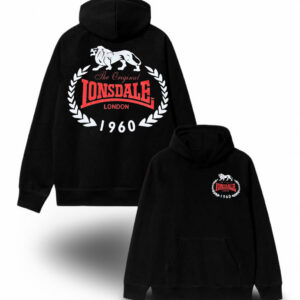 Худи NOXX Lonsdale London Fight Casual лонсдейл Черный