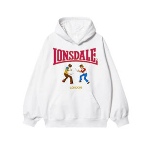 Худи NOXX Lonsdale London casual Fight лонсдейл Белый
