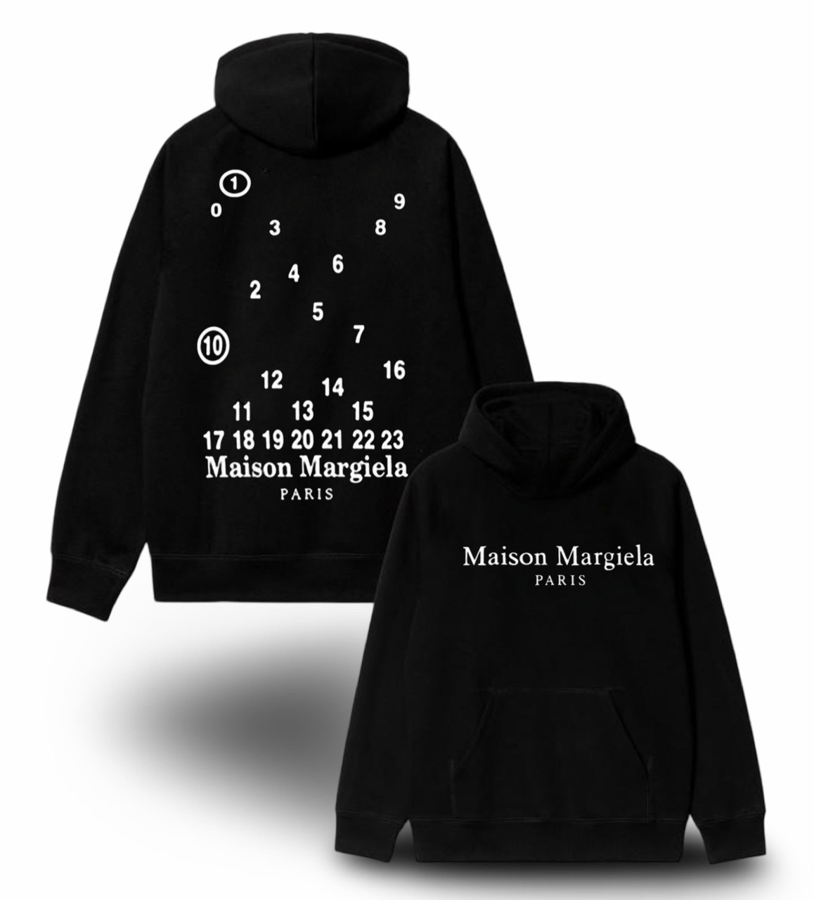 Худи NOXX Maison Margiela Paris мейсон марджела Черный Худи NOXX Maison Margiela Paris мейсон марджела Черный