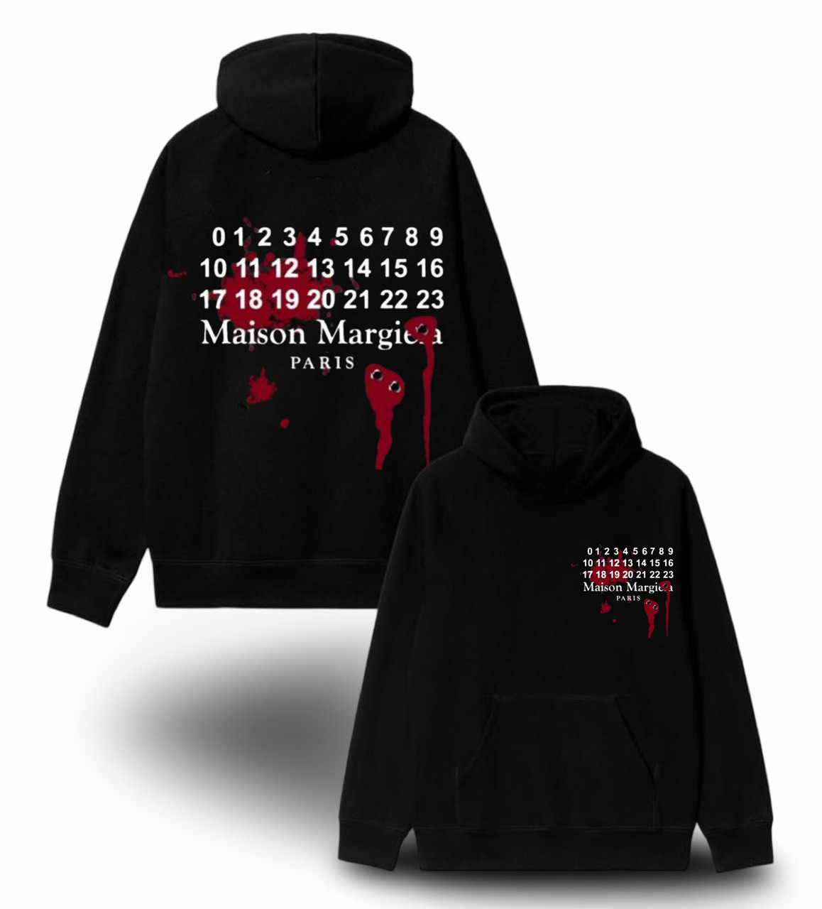 Худи NOXX Maison Margiela Paris мейсон марджела Черный Худи NOXX Maison Margiela Paris мейсон марджела Черный