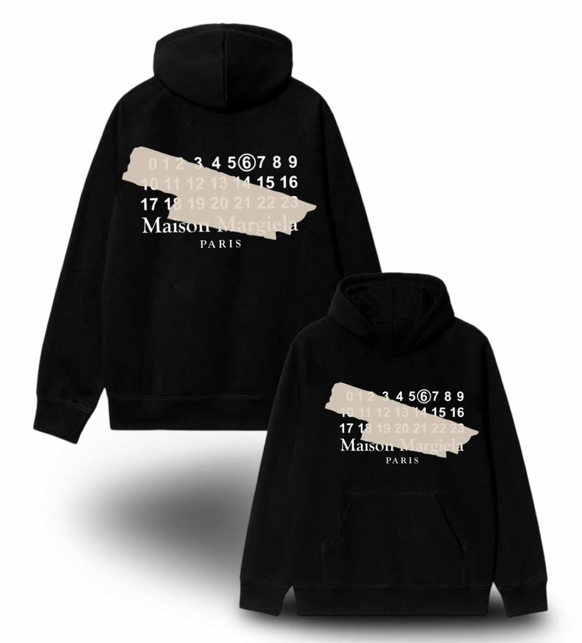 Худи NOXX Maison Margiela Paris мейсон марджела Черный Худи NOXX Maison Margiela Paris мейсон марджела Черный