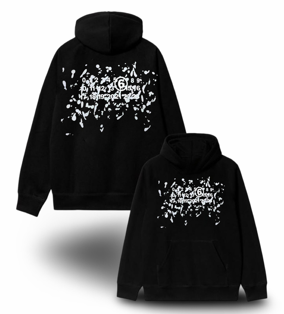 Худи NOXX Maison Margiela Paris мейсон марджела MM6 Черный Худи NOXX Maison Margiela Paris мейсон марджела MM6 Черный