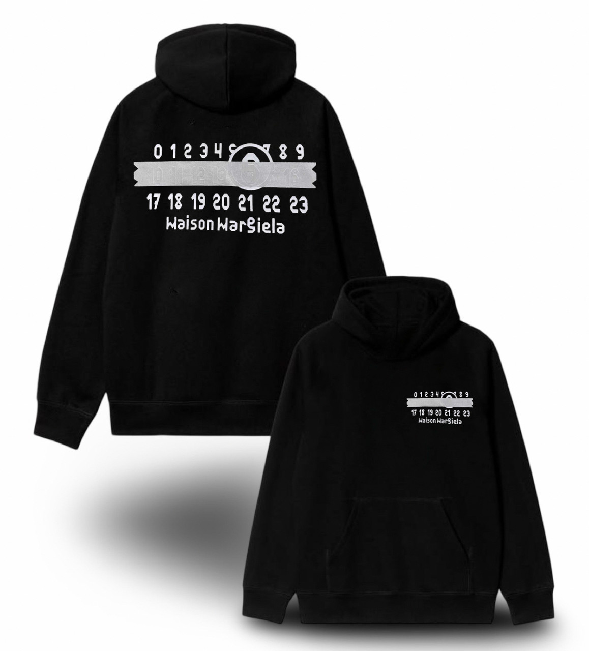 Худи NOXX Maison Margiela Paris мейсон марджела MM6 Черный Худи NOXX Maison Margiela Paris мейсон марджела MM6 Черный