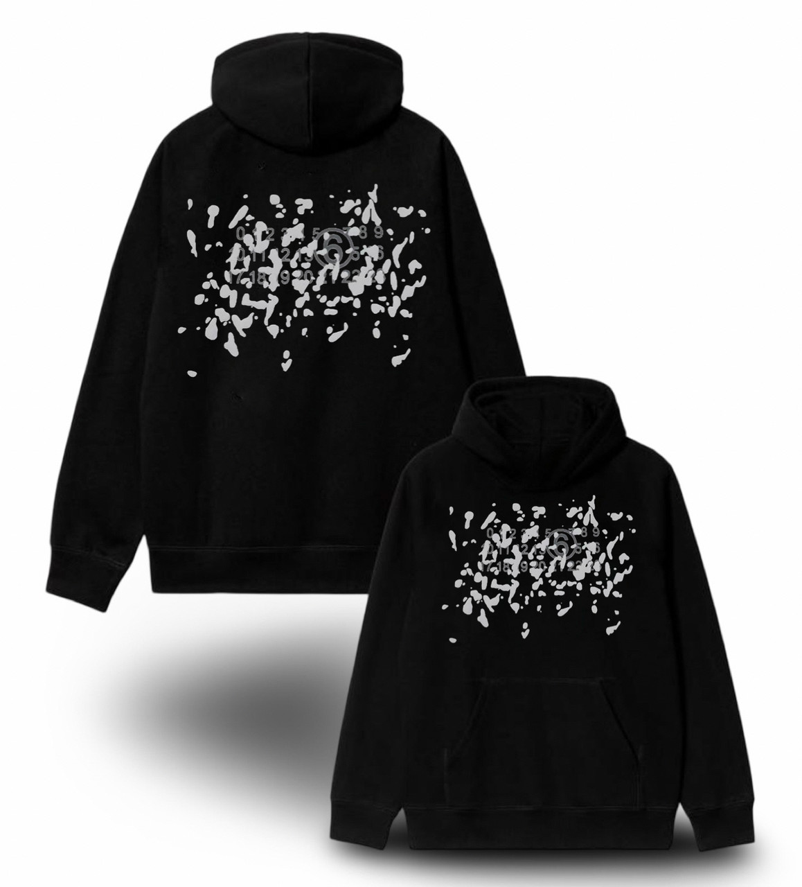 Худи NOXX Maison Margiela Paris мейсон марджела MM6 Черный Худи NOXX Maison Margiela Paris мейсон марджела MM6 Черный
