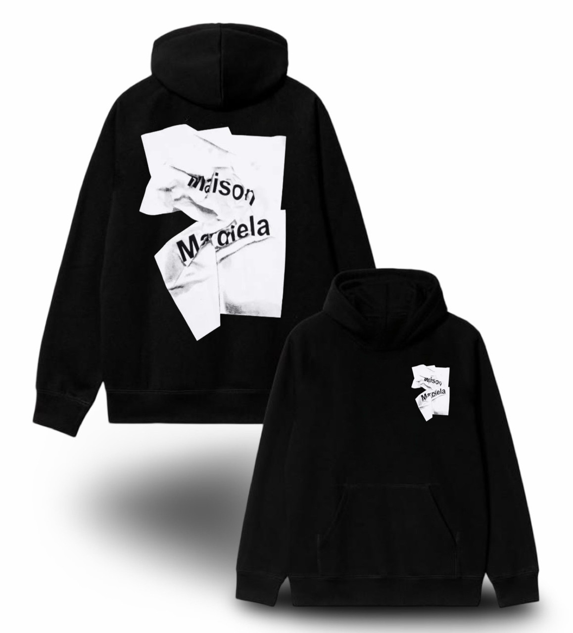 Худи NOXX Maison Margiela Paris мейсон марджела MM6 Черный Худи NOXX Maison Margiela Paris мейсон марджела MM6 Черный