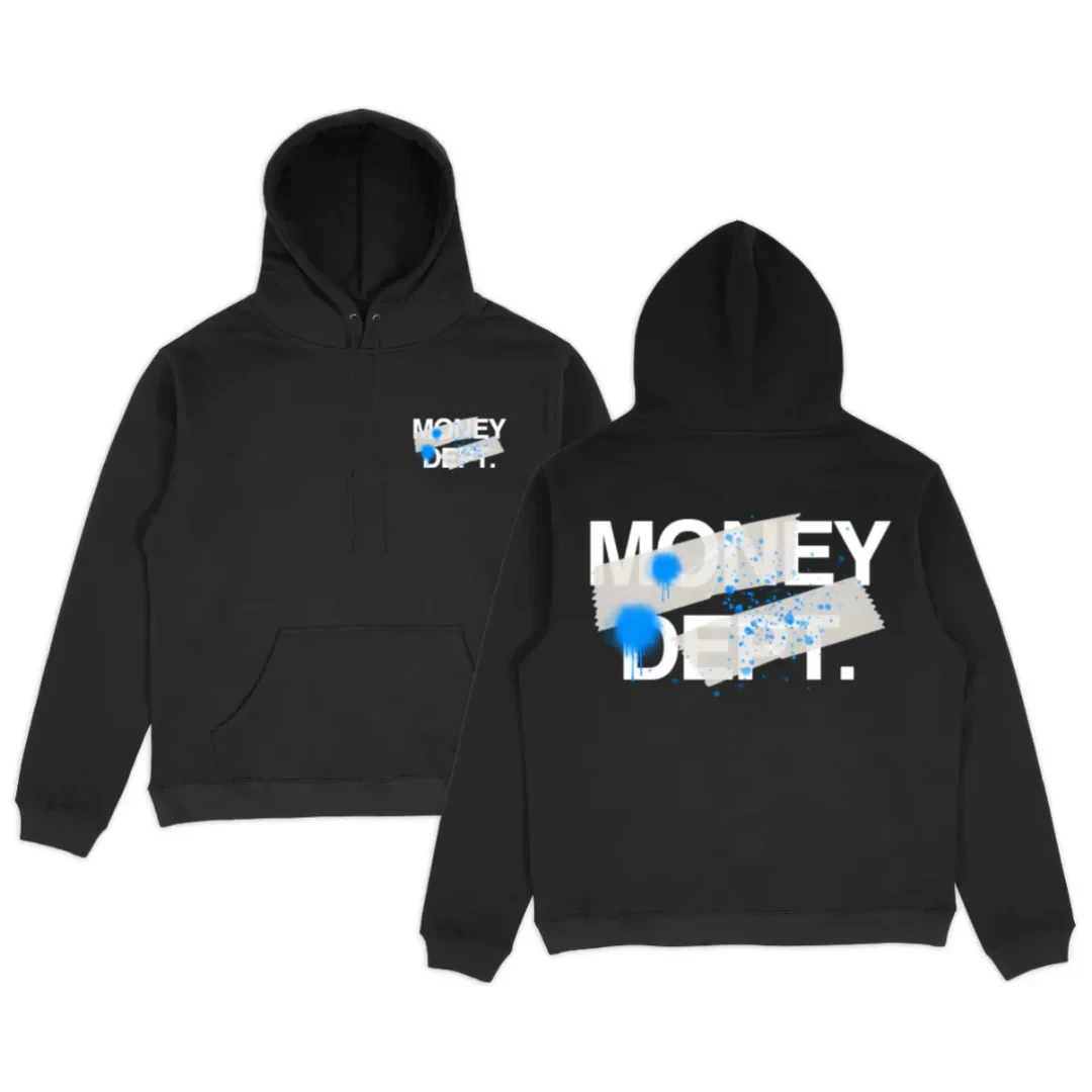 Худи NOXX Streetwear Money Dept Черный