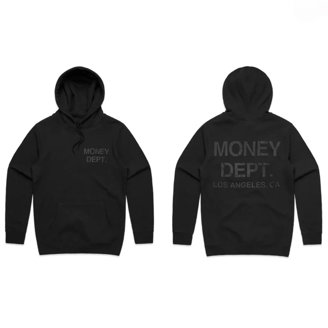 Худи NOXX Streetwear Money Dept Черный