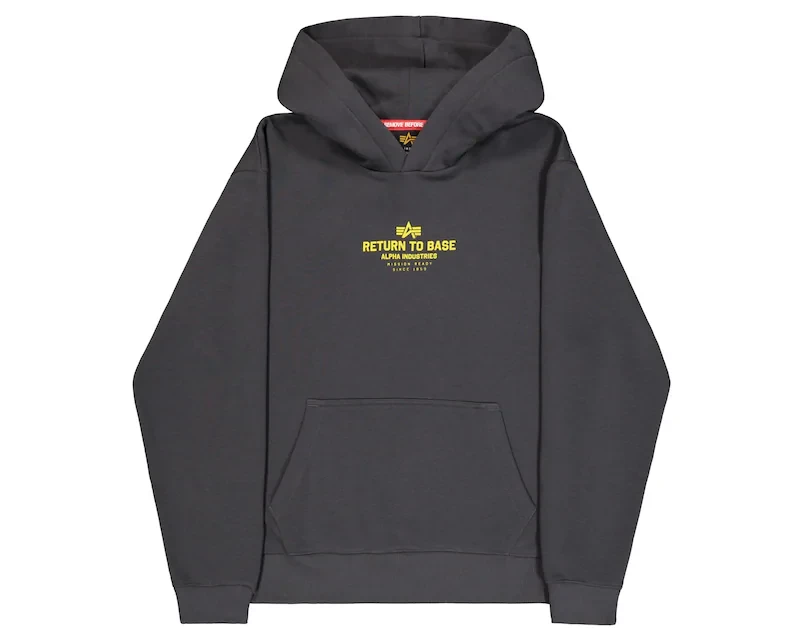 Худи NOXX Alpha Industries Return To Base, Графіт Худи NOXX Alpha Industries Return To Base, Графіт