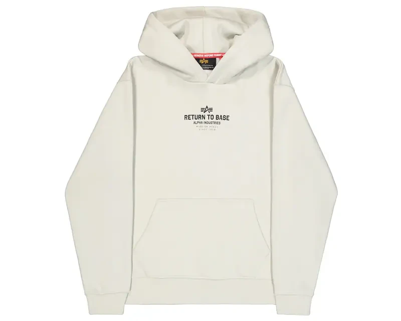 Худи NOXX Alpha Industries Return To Base Белый Худи NOXX Alpha Industries Return To Base Белый