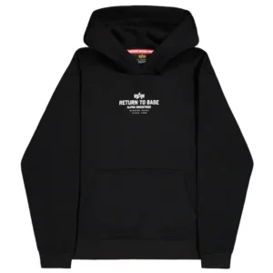 Худи NOXX Alpha Industries Return To Base Черный
