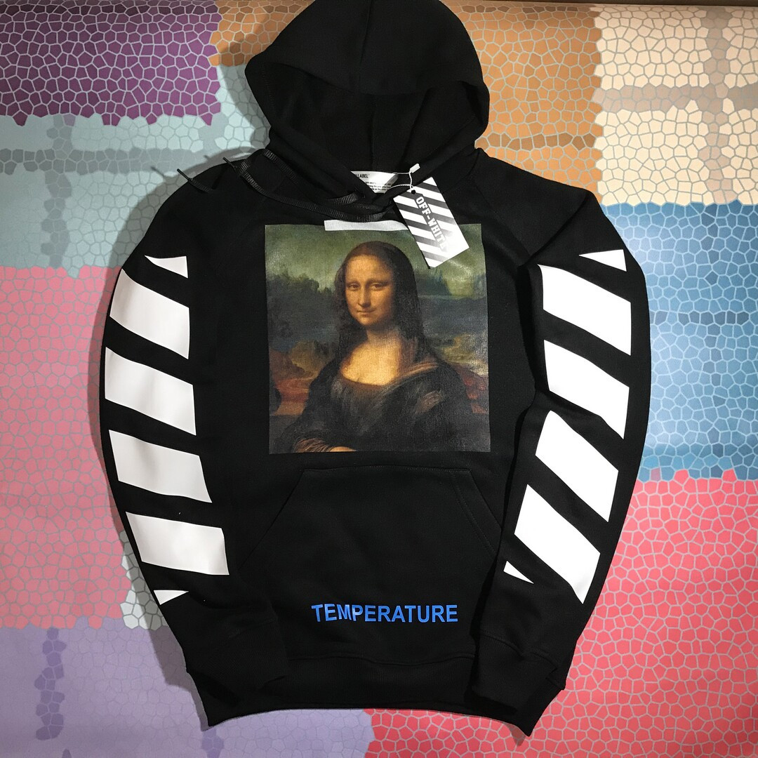 Худи NOXX Off-White Mona Lisa Черный Худи NOXX Off-White Mona Lisa Черный
