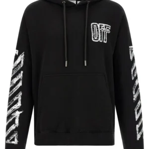 Худи NOXX Off-White Motion Arrow Skate Черный Худи NOXX Off-White Motion Arrow Skate Черный