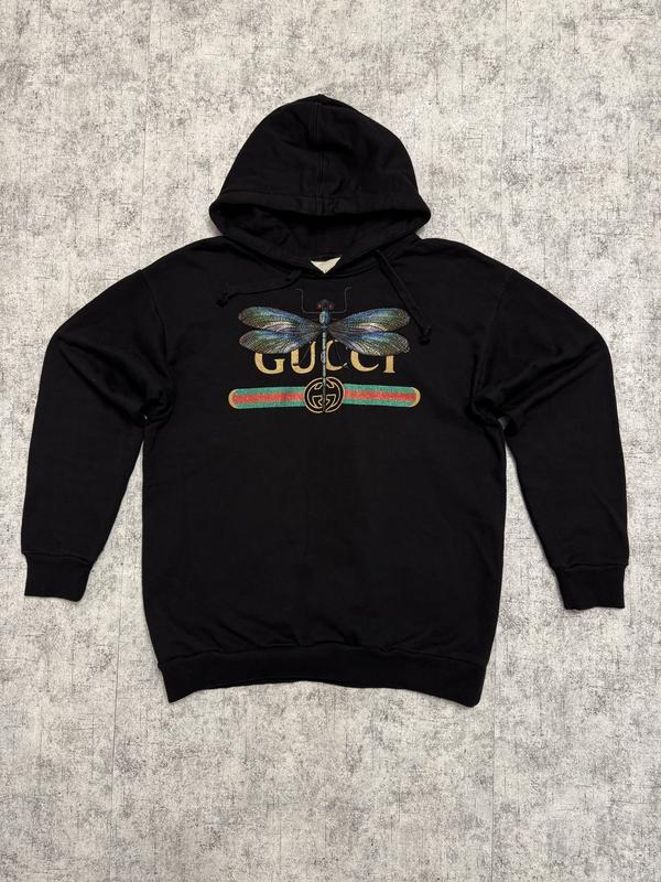 Худи NOXX Gucci dragonfly Черный Худи NOXX Gucci dragonfly Черный