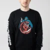 NOXX свитшот с принтом While She Sleeps - Reaper, Черный NOXX свитшот с принтом While She Sleeps - Reaper, Черный
