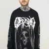 NOXX свитшот с принтом Oceano - Reaper, Черный NOXX свитшот с принтом Oceano - Reaper, Черный