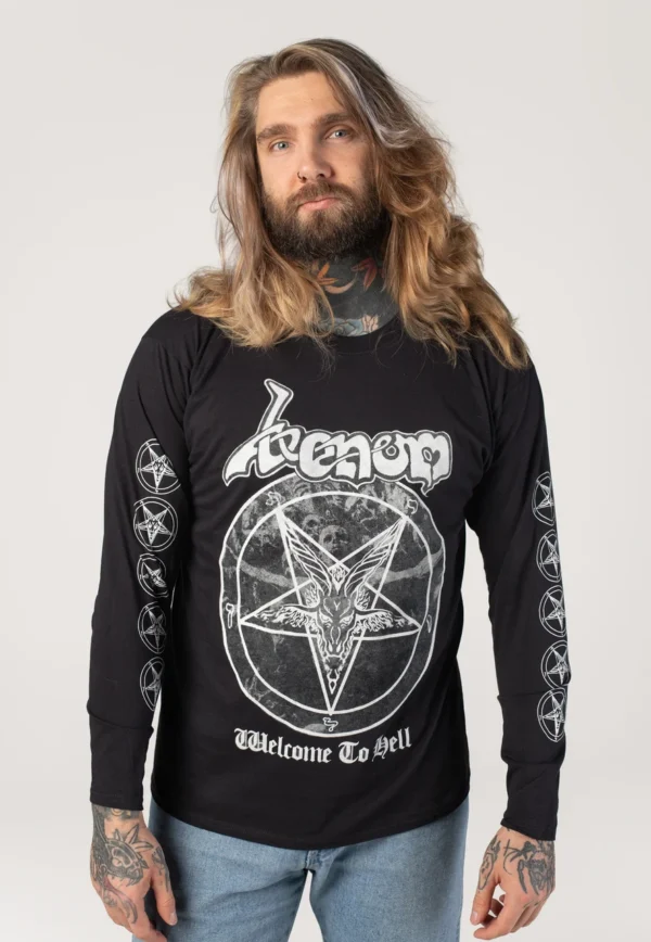 NOXX свитшот с принтом Venom - Welcome To Hell , Черный NOXX свитшот с принтом Venom - Welcome To Hell, Черный — арт. NOXX-PRINTSVIT-SWEAT-02E0957BCD8C