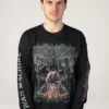 NOXX свитшот с принтом Lorna Shore - War Machine - Longlseeve, Черный NOXX свитшот с принтом Lorna Shore - War Machine - Longlseeve, Черный