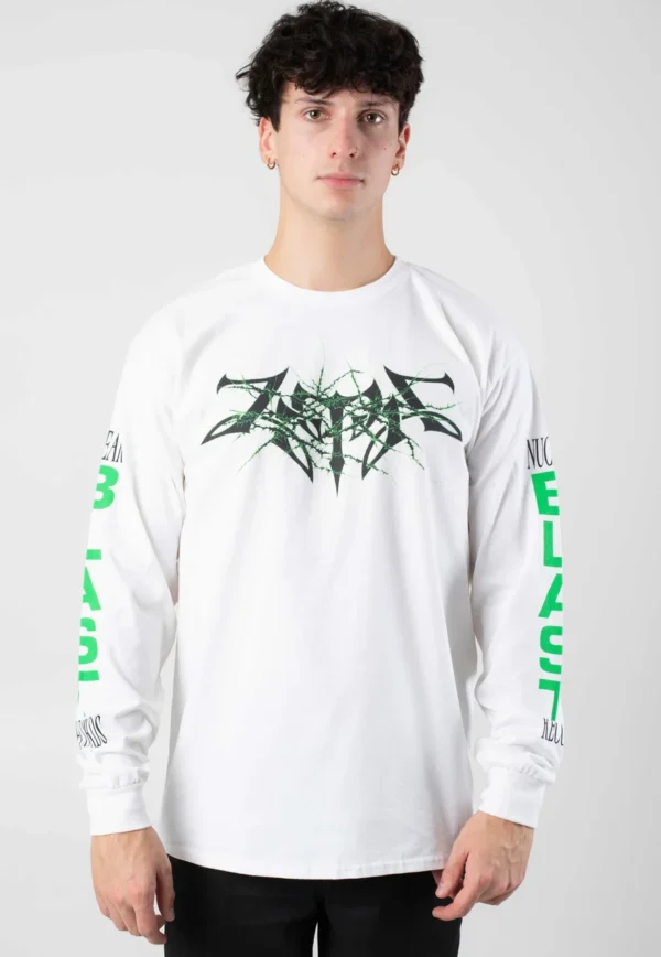 NOXX свитшот с принтом Zetra - Pure Evil White, Белый NOXX свитшот с принтом Zetra - Pure Evil White, Белый