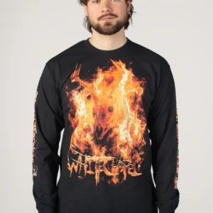 NOXX свитшот с принтом Whitechapel - Flames Forever, Черный NOXX свитшот с принтом Whitechapel - Flames Forever, Черный
