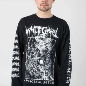 NOXX свитшот с принтом Whitechapel - Visceral Retch, Черный NOXX свитшот с принтом Whitechapel - Visceral Retch, Черный