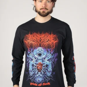 NOXX свитшот с принтом Lorna Shore - Prison Of Flesh, Черный NOXX свитшот с принтом Lorna Shore - Prison Of Flesh, Черный