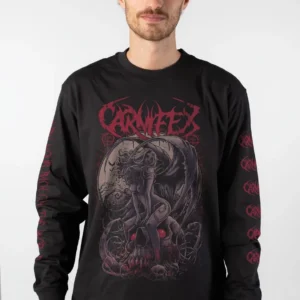 NOXX свитшот с принтом Carnifex - Vampy, Черный