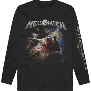 NOXX свитшот с принтом Helloween - United Forces World Tour, Черный