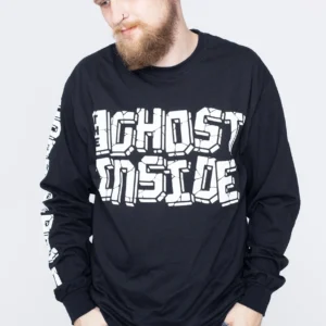 NOXX свитшот с принтом The Ghost Inside - Unbreakable, Черный NOXX свитшот с принтом The Ghost Inside - Unbreakable, Черный