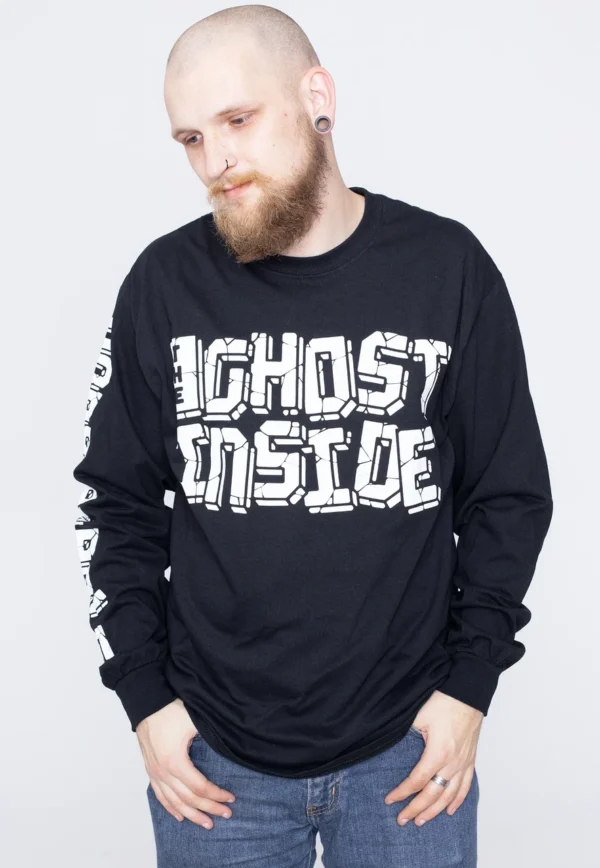 NOXX свитшот с принтом The Ghost Inside - Unbreakable, Черный NOXX свитшот с принтом The Ghost Inside - Unbreakable, Черный