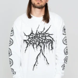 NOXX свитшот с принтом Cattle Decapitation - Ouroboros White, Белый NOXX свитшот с принтом Cattle Decapitation - Ouroboros White, Белый