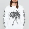 NOXX свитшот с принтом Cattle Decapitation - Ouroboros White, Белый NOXX свитшот с принтом Cattle Decapitation - Ouroboros White, Белый