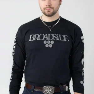 NOXX свитшот с принтом Broadside - Nowhere, At Last, Черный NOXX свитшот с принтом Broadside - Nowhere, At Last, Черный