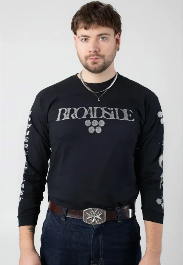 NOXX свитшот с принтом Broadside - Nowhere, At Last, Черный