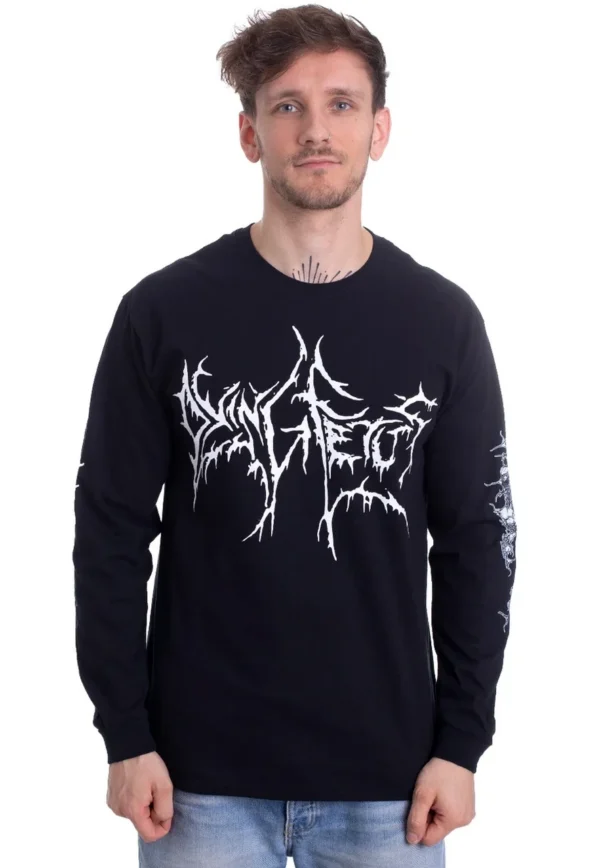NOXX свитшот с принтом Dying Fetus - Dripping Skeletons, Черный